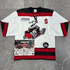 Portland Pirates Hockey Jersey Mens Large AHL American League Sweater Shirt MORE